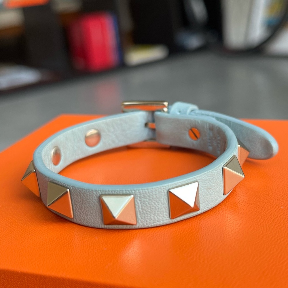 Valentino Rockstud Leather Bracelet